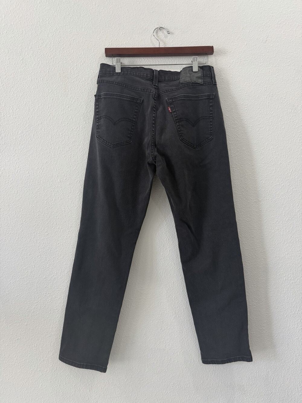 Levis 531 Jeans Mens 32 X30 Black Denim Athletic Slim Fit Wash Stretch